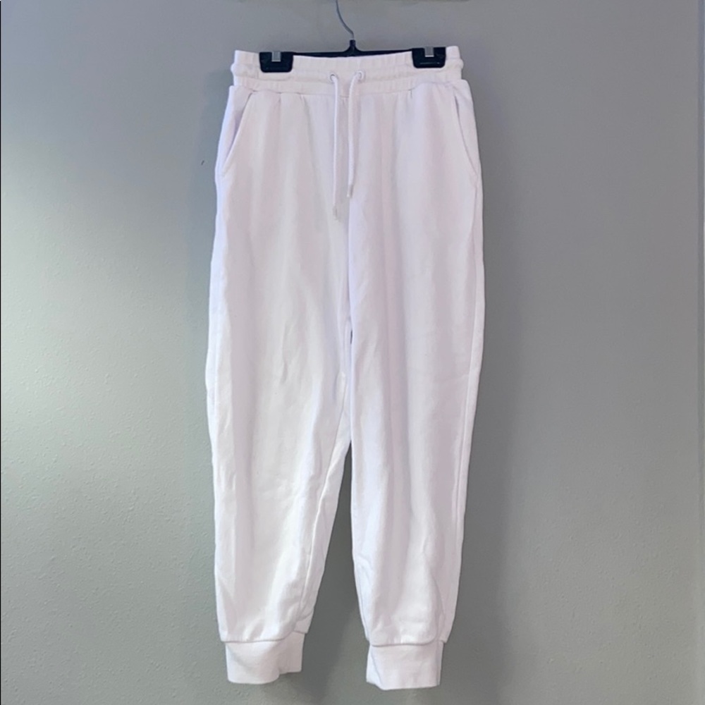 White Garage Sweatpants